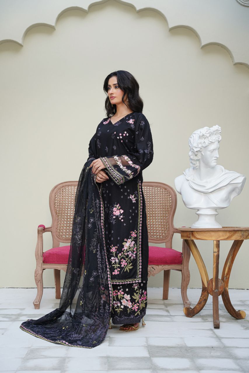Pakistani Casual Dress - QL01 - Sana Safina Inspired