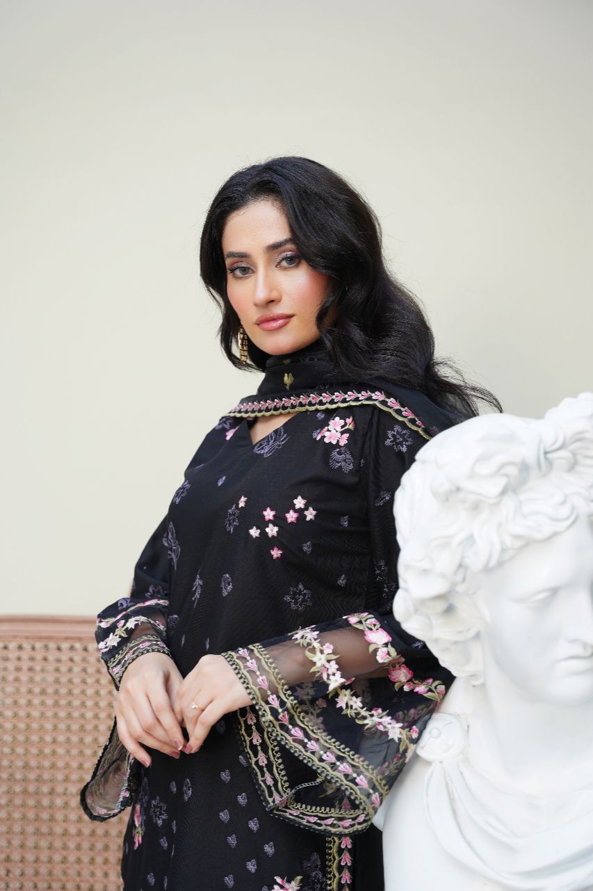 Pakistani Casual Dress - QL01 - Sana Safina Inspired