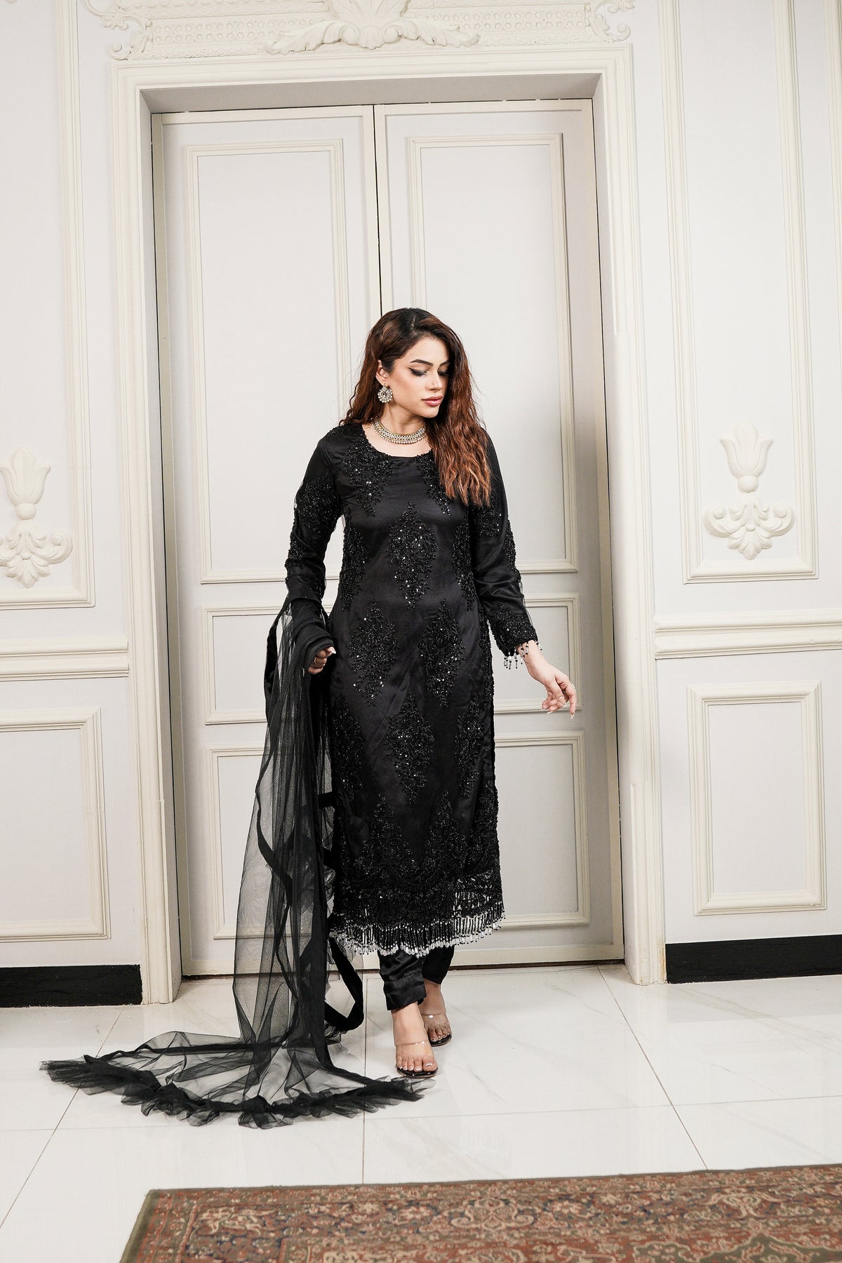 Queen Libas Luxury Collection D/2 -Readymade Pakistani Suits UK