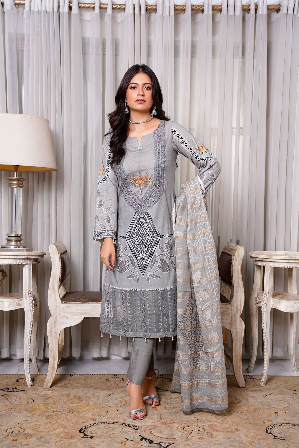 Queen Libas Summer Collection D/6 -Readymade Pakistani Suits UK