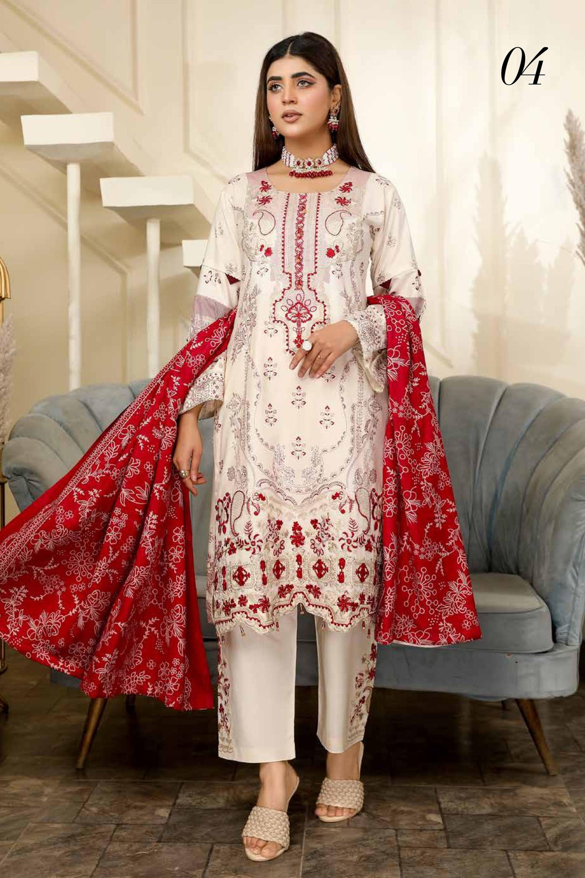 Soni Dress - Dhanak Collection Volume  SD28 D4 -Readymade Pakistani Suits UK