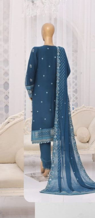 Neela (3 PC Stitched)