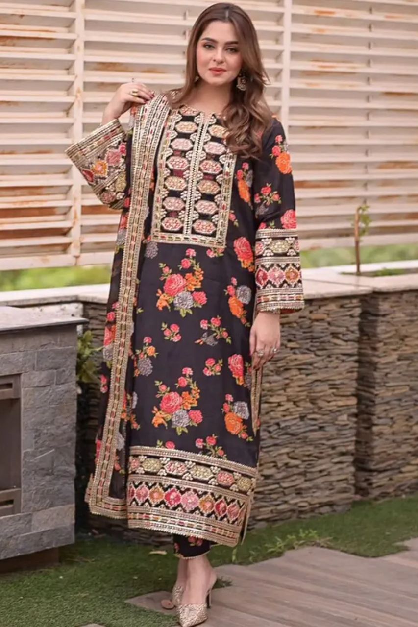 Pakistani Casual Dress - QLB-  Aneela’s Inspired