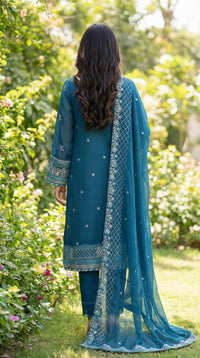 Neela (3 PC Stitched)