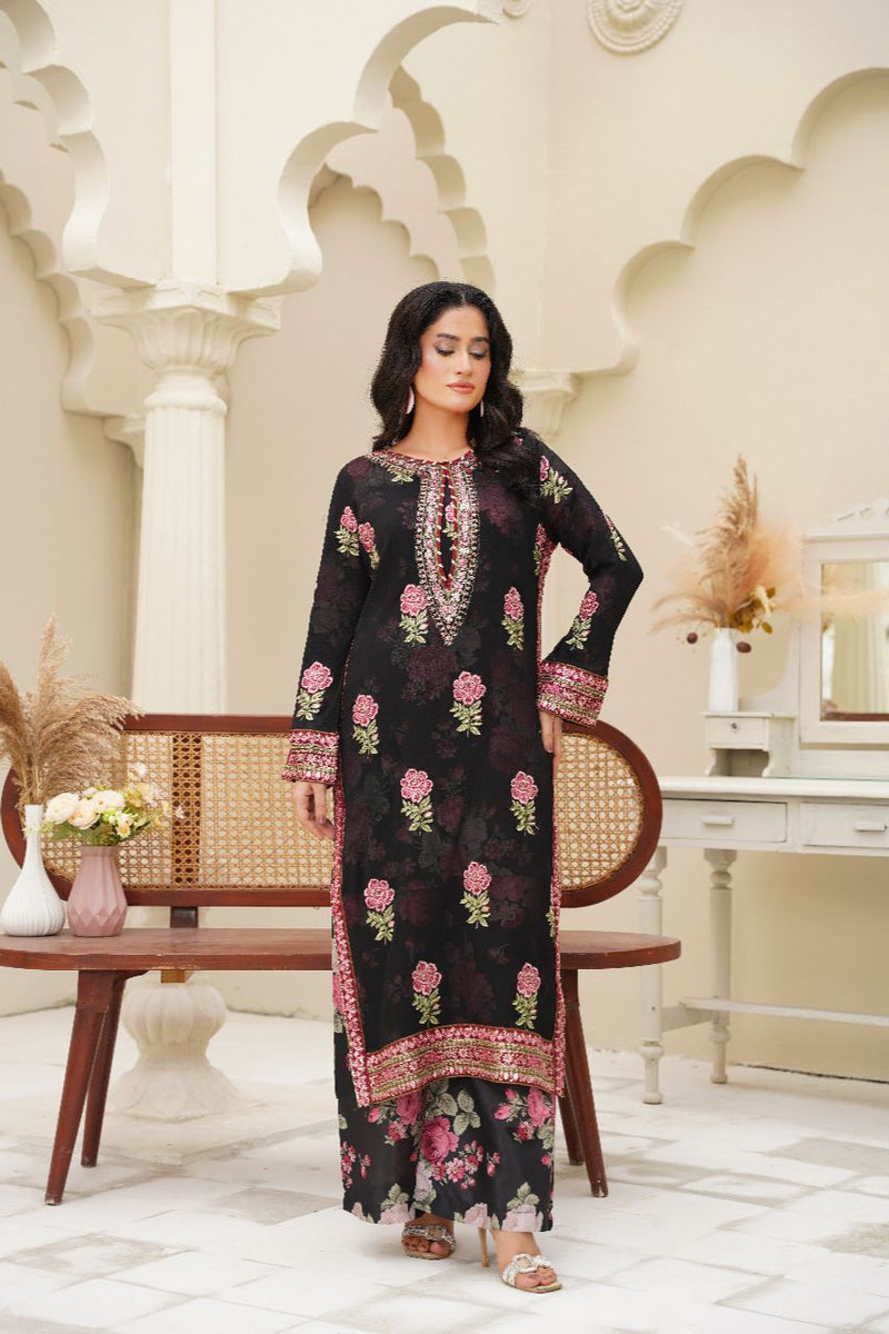 Pakistani Casual Dress - QL03 - Ethnic Inspired