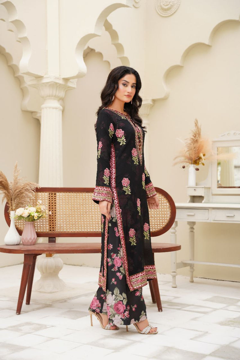 Pakistani Casual Dress - QL03 - Ethnic Inspired