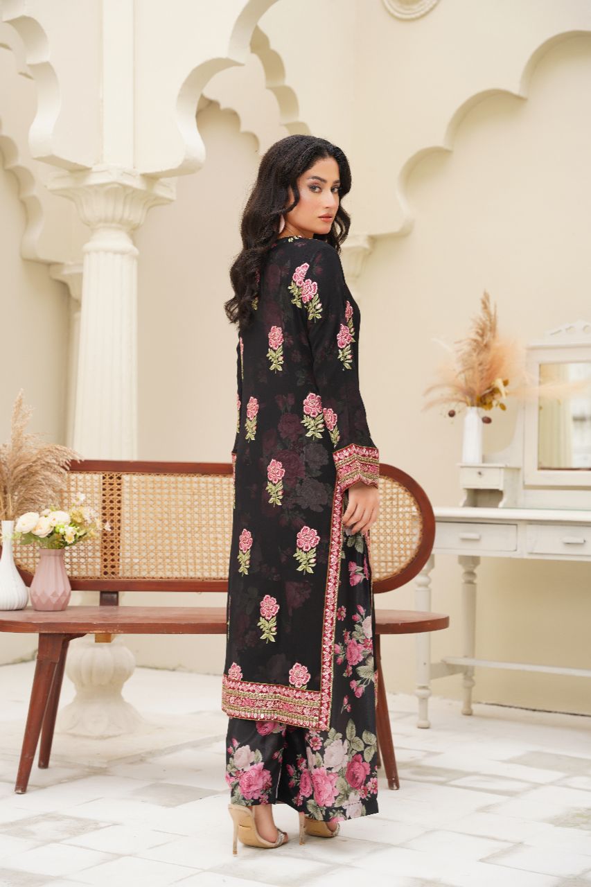 Pakistani Casual Dress - QL03 - Ethnic Inspired