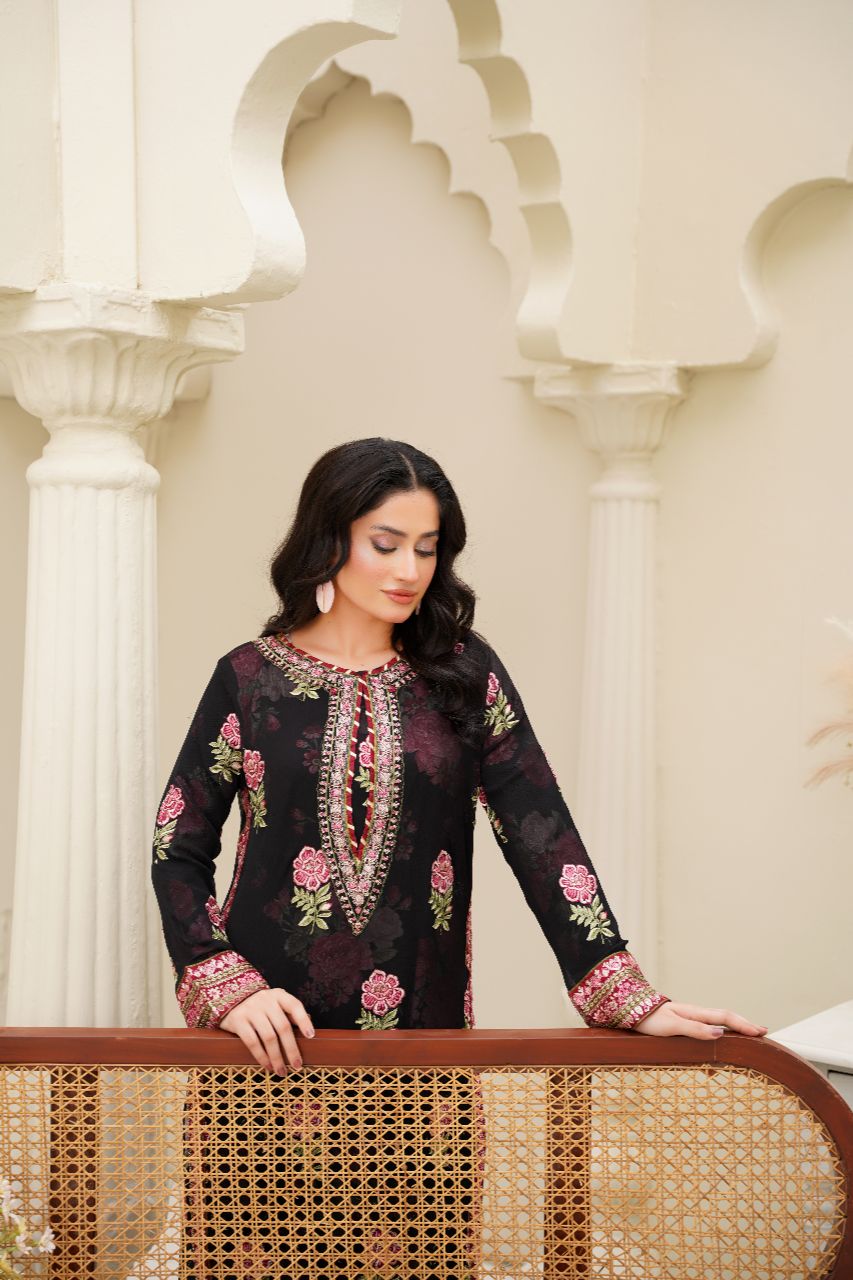 Pakistani Casual Dress - QL03 - Ethnic Inspired
