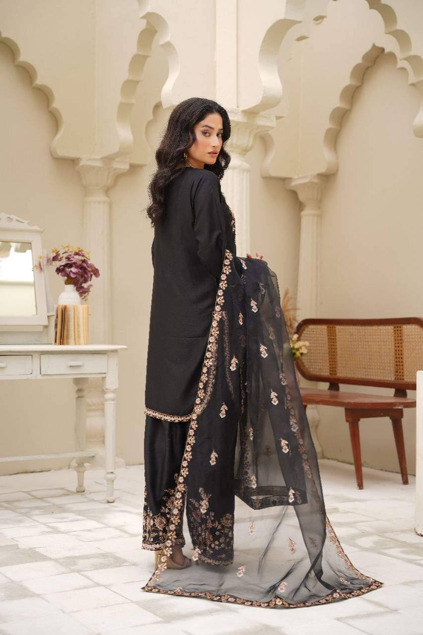 Pakistani Casual Dress - QL02 - Ethnic Inspired