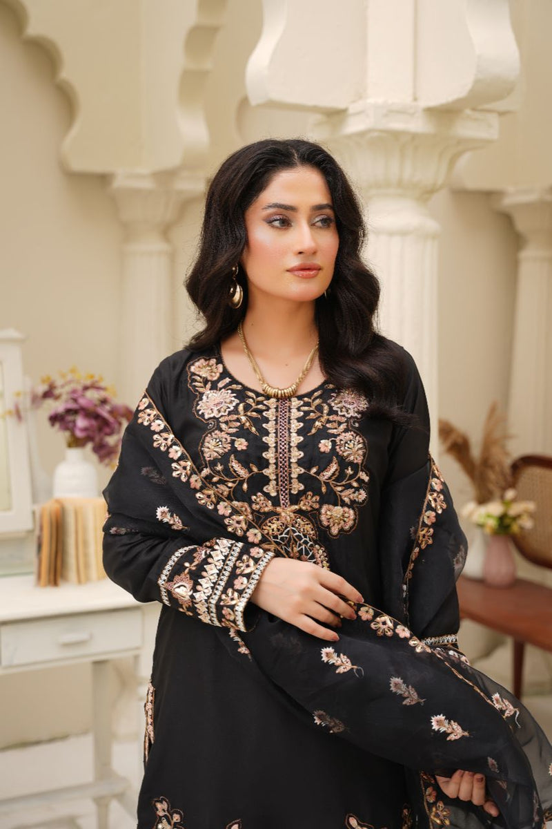 Pakistani Casual Dress - QL02 - Ethnic Inspired