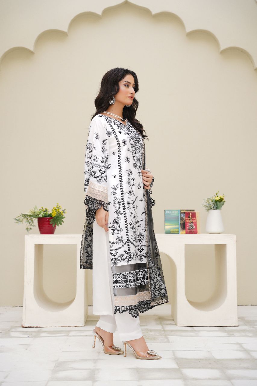 Pakistani Casual Dress - QL04 - Maria B Inspired