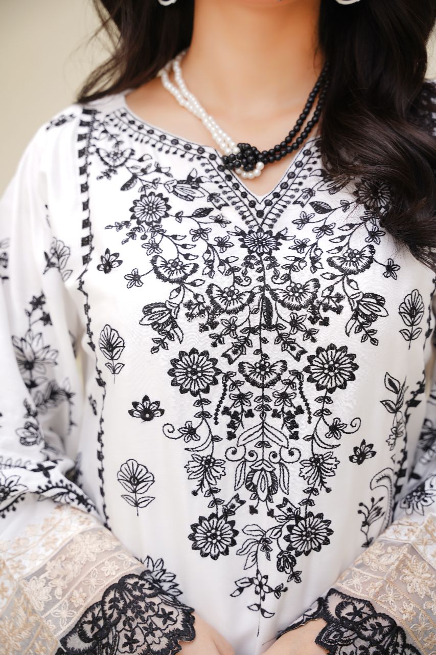 Pakistani Casual Dress - QL04 - Maria B Inspired