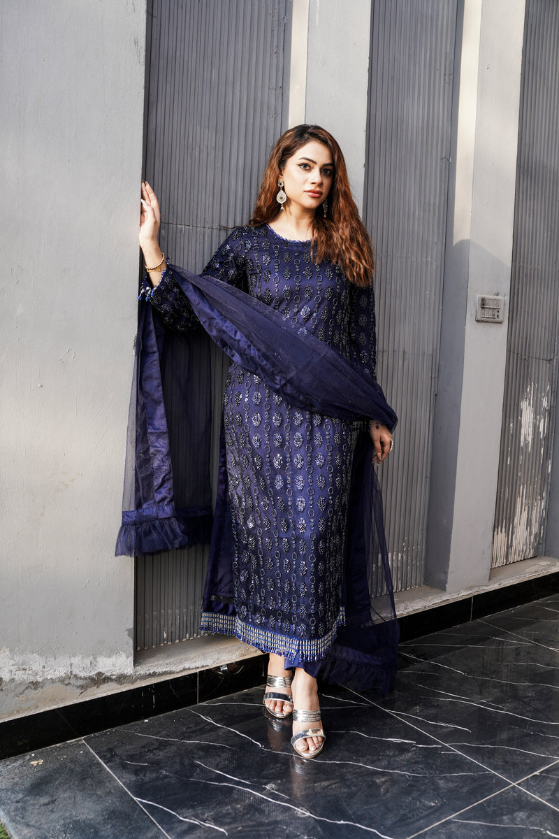 Queen Libas Luxury Collection D/3 -Readymade Pakistani Suits UK