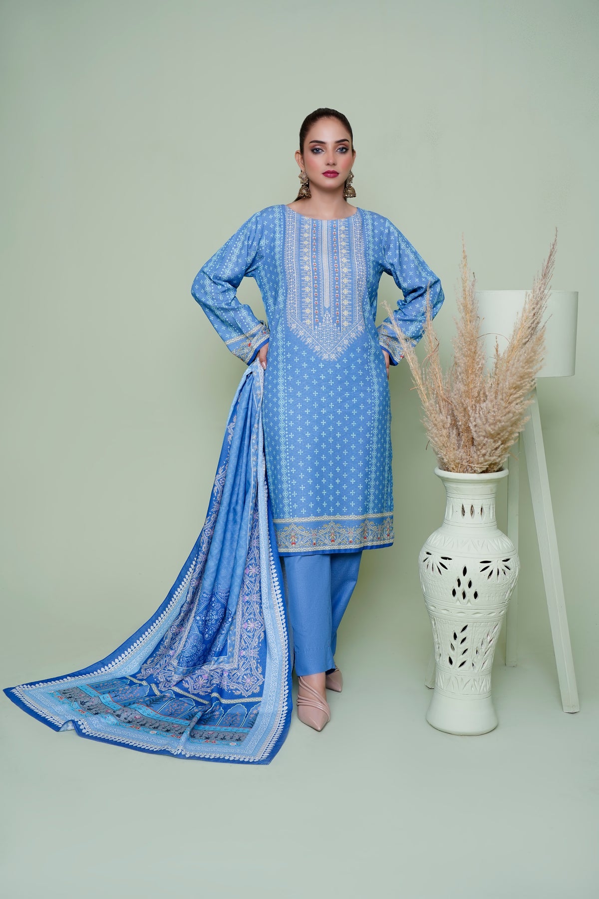 Queen Libas DH 03  - Dhanak  Ready To Wear -Readymade Pakistani Suits UK