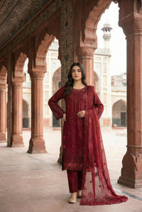 Laal (3 PC Stitched)