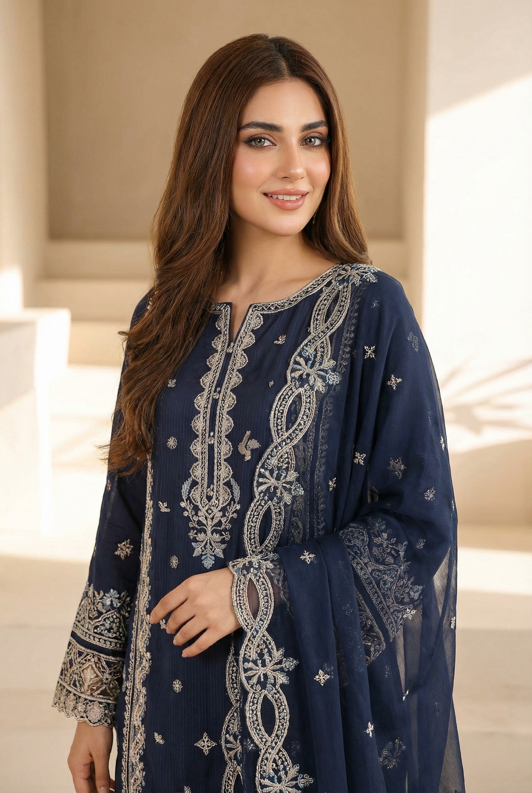 Royal (3 PC Stitched)