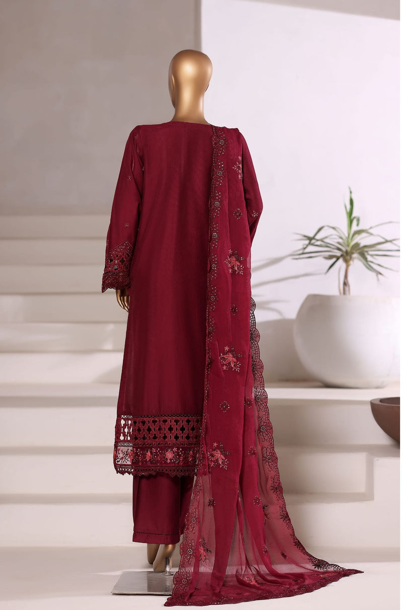 Laal (3 PC Stitched)