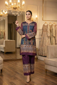 Queen Libas -Khaddar 2pc Co-Ords