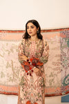 Queen Libas Pakistani Lawn Suit UK with Elegant Print.