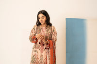 Queen Libas Pakistani Lawn Suit UK with Elegant Print.