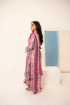 Queen Libas Pakistani Lawn Suit UK - Elegant Pink Design.