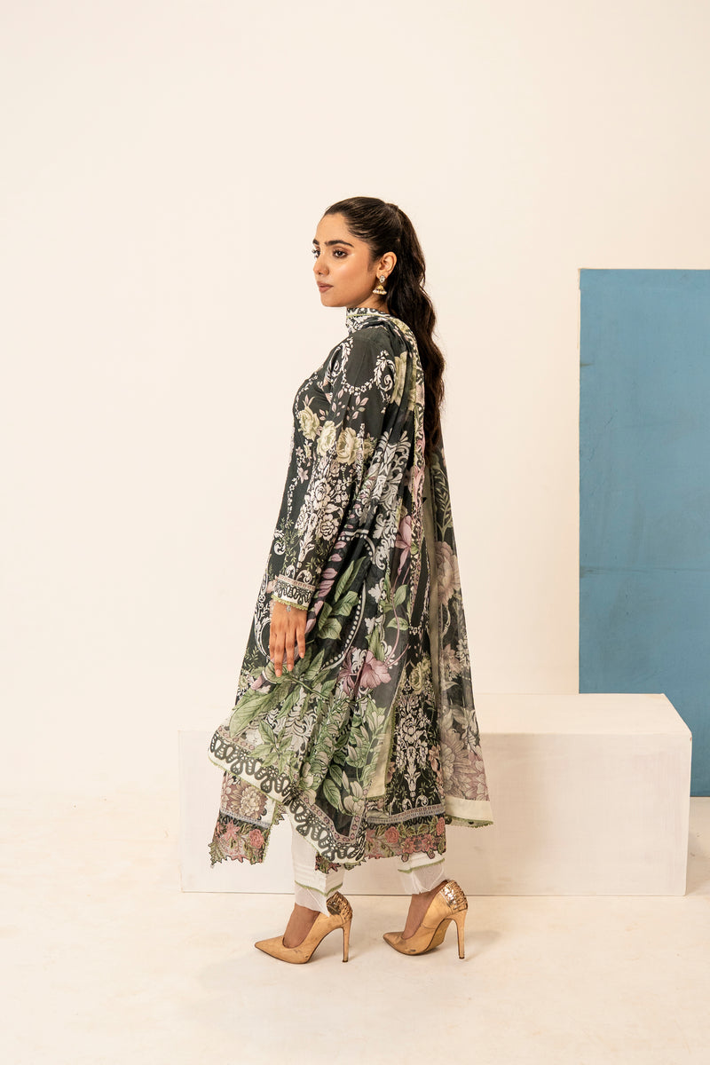 Queen Libas Pakistani Summer Lawn Suit UK - Elegant Design.